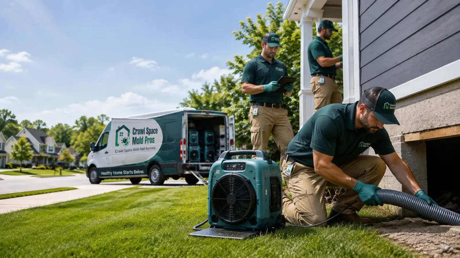 Crawl Space Mold Removal in Black Diamond, WA
